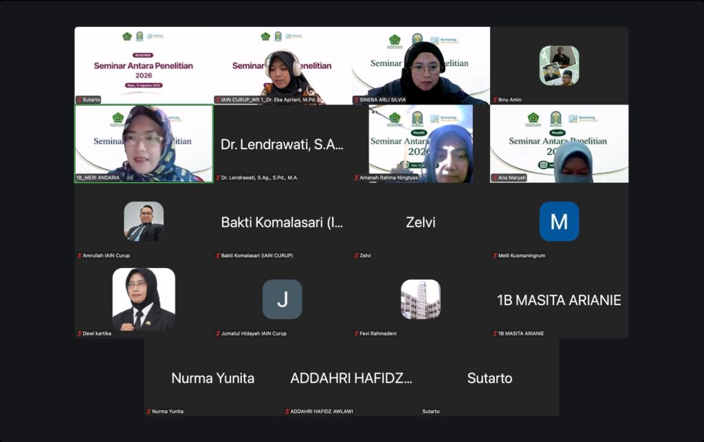 LPPM IAIN Curup Gelar Seminar Antara Penelitian Litapdimas, Dorong Peningkatan Kualitas Hasil Riset whatsapp image 2026 08 20 at 10.52.06
